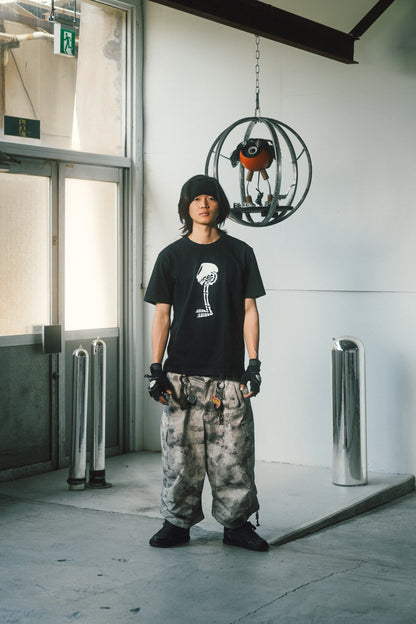 LEAKスカルTシャツ