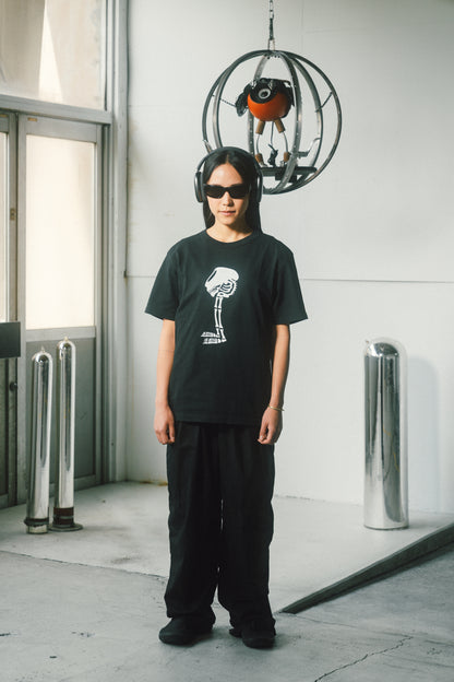 LEAKスカルTシャツ