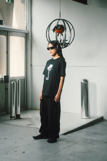 LEAKスカルTシャツ